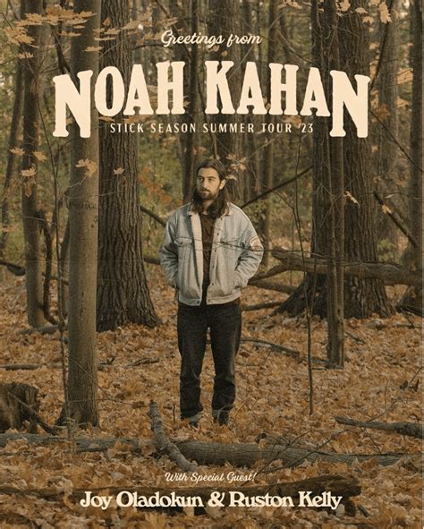 Presale Codes for Noah Kahan Stick Season Summer Tour